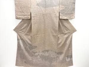 作家物　樹木模様訪問着